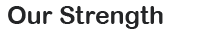 OUR STRENGTH